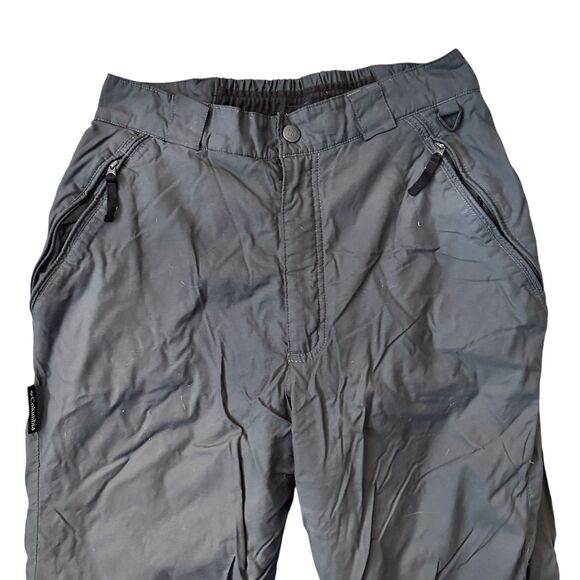 Columbia Women's Dark Grey Fleece Lined Elastic Waist Snow Ski Pants Size M - Picture 6 of 8